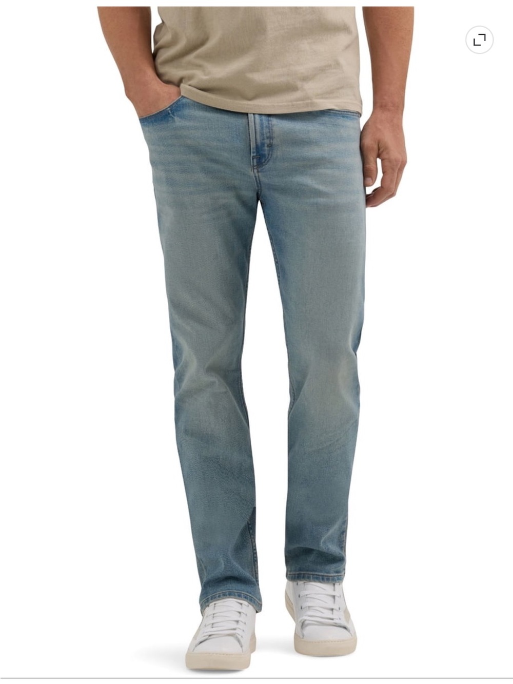 Wrangler Men's Slim Straight Fit Jean with Stretch Size 34x32